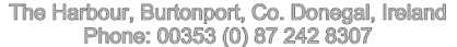 Motor Marine, Sales & Repairs, The Harbour, Burtonport , Co. Donegal, Ireland Click to phone +353 87 242 8307